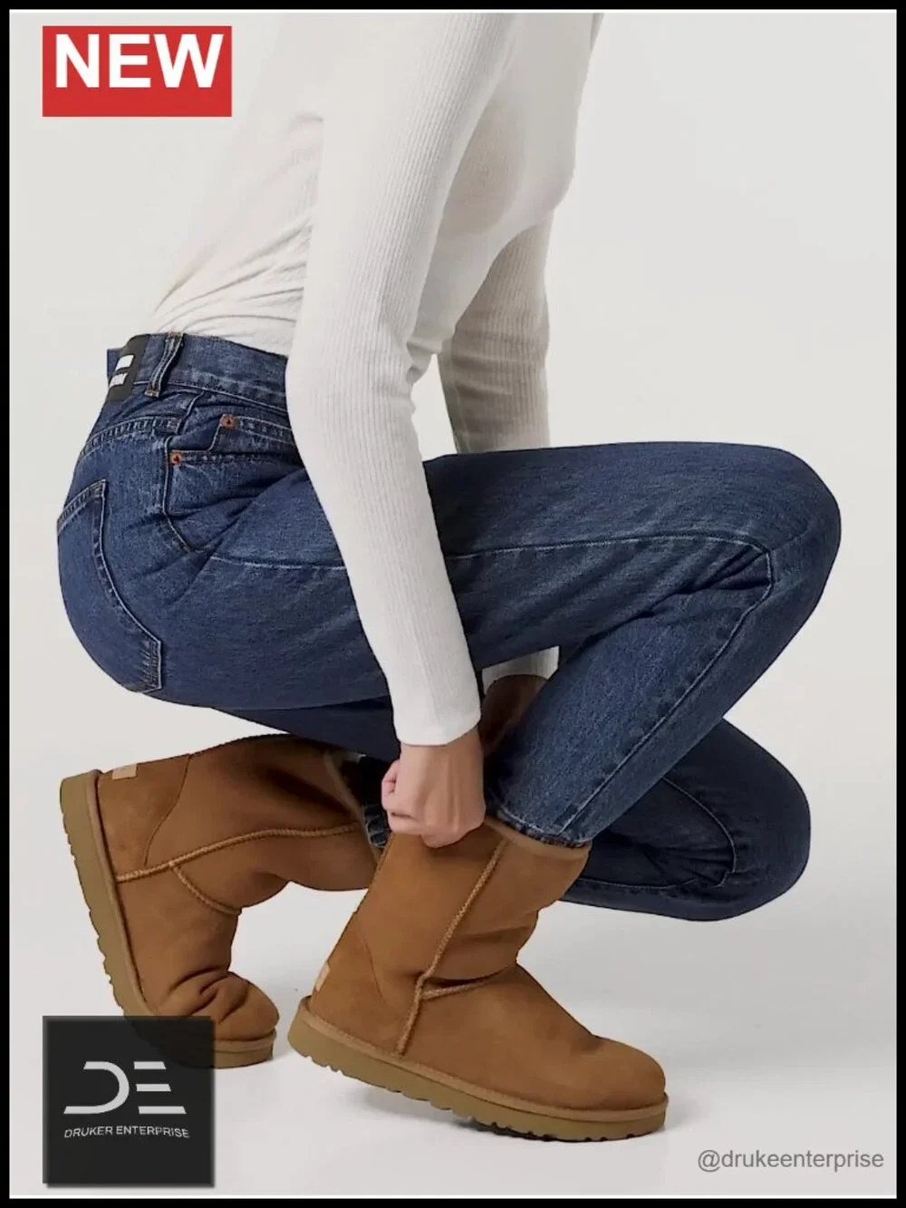 Women's Twinface Sheepskin Mid-Calf Booties Pull-On